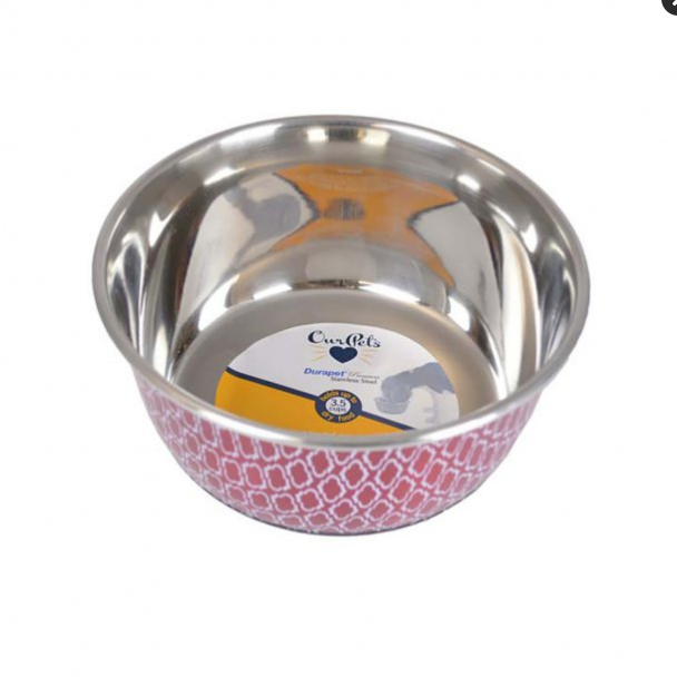 Durapet Waterbath Collection Pet Bowl - Gray