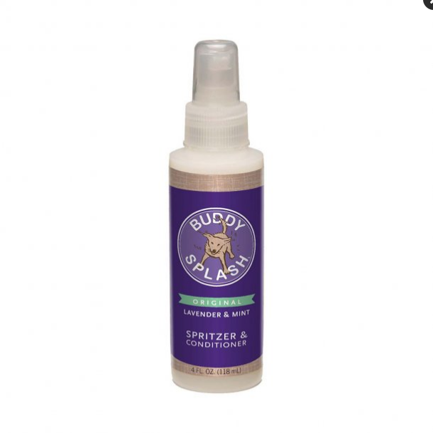 Cloud Star Buddy Splash Dog Spritzer - Lavender & Mint, 4 oz - Deodorizing & Conditioning Spray
