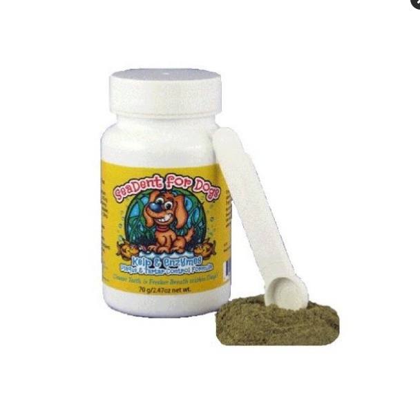 Animal Essentials SeaDent for Dogs - Kelp & Enzymes Plaque & Tartar Control - 2.5oz